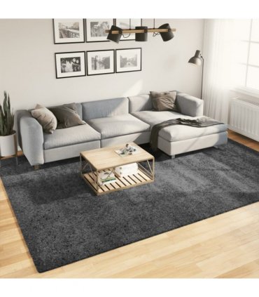 vidaXL Rug OVIEDO Short Pile Anthracite 240x340 cm — Size: 240 x 340 cm