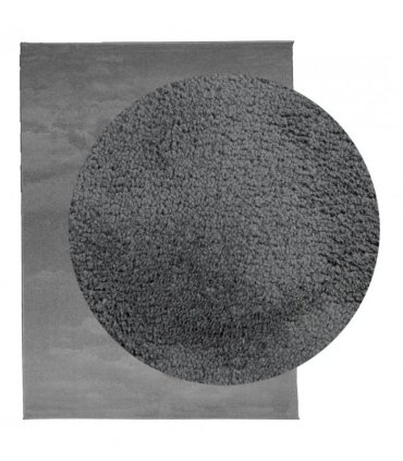 vidaXL Rug OVIEDO Short Pile Anthracite 240x340 cm — Size: 240 x 340 cm