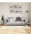 vidaXL Rug OVIEDO Short Pile Beige 120x120 cm — Size: 120 x 120 cm