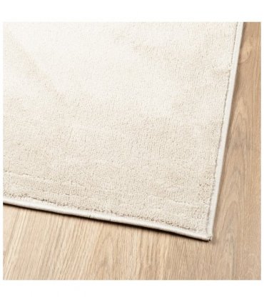 vidaXL Rug OVIEDO Short Pile Beige 120x120 cm — Size: 120 x 120 cm