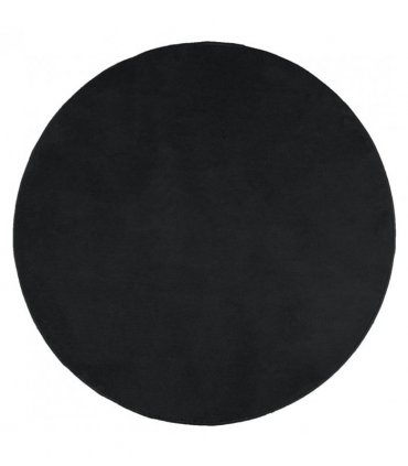 vidaXL Rug OVIEDO Short Pile Black Ø 120 cm