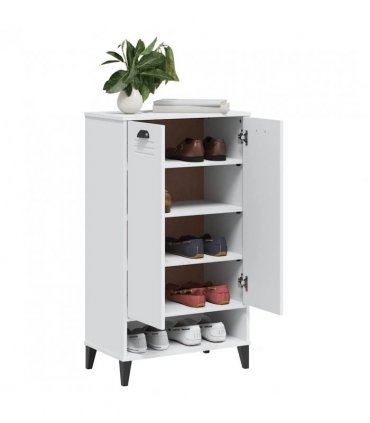 vidaXL Shoe Cabinet VIKEN White Engineered Wood