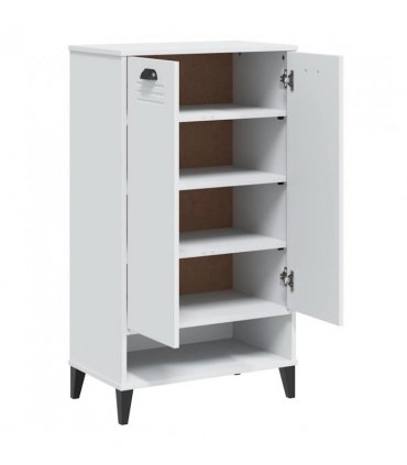 vidaXL Shoe Cabinet VIKEN White Engineered Wood