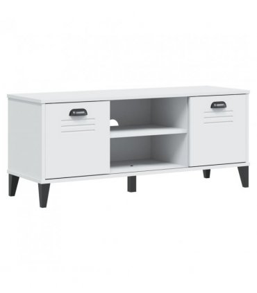 vidaXL Shoe Bench VIKEN White 106x35x45 cm Engineered Wood