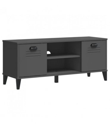 vidaXL Shoe Bench VIKEN Anthracite Grey 106x35x45 cm Engineered Wood