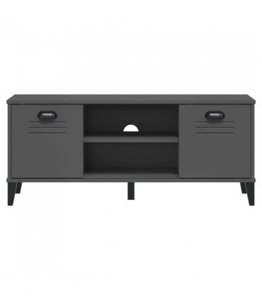 vidaXL Shoe Bench VIKEN Anthracite Grey 106x35x45 cm Engineered Wood