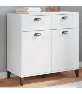 vidaXL Sideboard VIKEN White 80x40x80 cm Engineered Wood