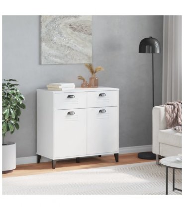 vidaXL Sideboard VIKEN White 80x40x80 cm Engineered Wood
