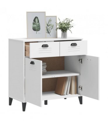 vidaXL Sideboard VIKEN White 80x40x80 cm Engineered Wood