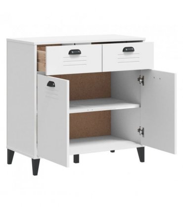 vidaXL Sideboard VIKEN White 80x40x80 cm Engineered Wood
