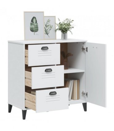 vidaXL Sideboard VIKEN White 80x40x80 cm Engineered Wood — V0671976278