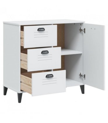 vidaXL Sideboard VIKEN White 80x40x80 cm Engineered Wood — V0671976278