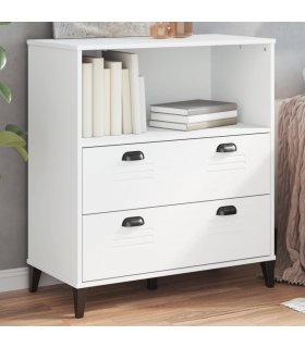 vidaXL Bookcase VIKEN White 80x40x90 cm Engineered Wood