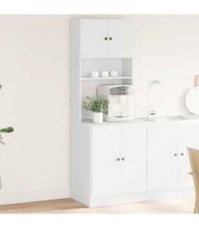 vidaXL Kitchen Cabinet White 60x50x180 cm Engineered Wood