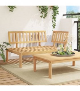 vidaXL Garden Pallet Corner Sofa Solid Wood Acacia — V0671977639