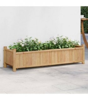 vidaXL Planter 100x30x25 cm Bamboo — Size: 100 x 40 x 150 cm
