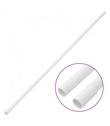 vidaXL Cable Trunkings with Clips Ø16 mm 30 m PVC