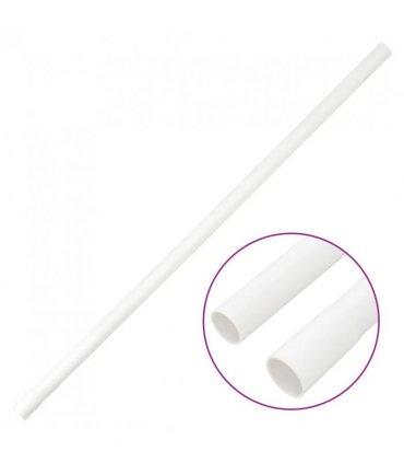 vidaXL Cable Trunkings Ø25 mm 10 m PVC — Model: without clips