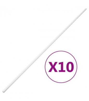 vidaXL Cable Trunking 25x25 mm 10 m PVC — Size: 25 x 25 mm 10m, Model: screwable
