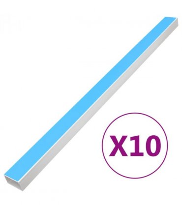 vidaXL Cable Trunking Self-Adhesive 100x40 mm 10 m PVC — Size: 100 x 40 mm 10 m