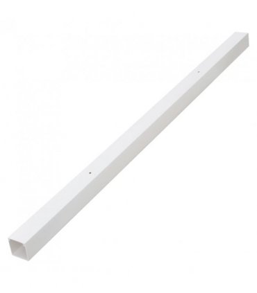 vidaXL Cable Trunking 100x60 mm 10 m PVC — Size: 100 x 60 mm 10 m, Model: screwable