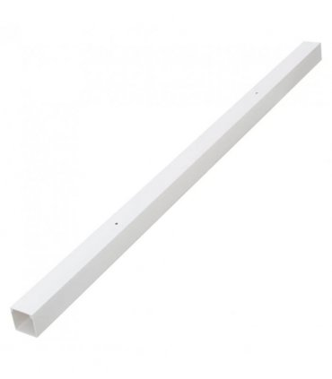 vidaXL Cable Trunking 100x60 mm 30 m PVC — Size: 100 x 60 mm 30 m, Model: screwable