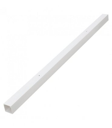 vidaXL Cable Trunking 60x40 mm 30 m PVC — Size: 60 x 40 mm 30 m, Model: screwable