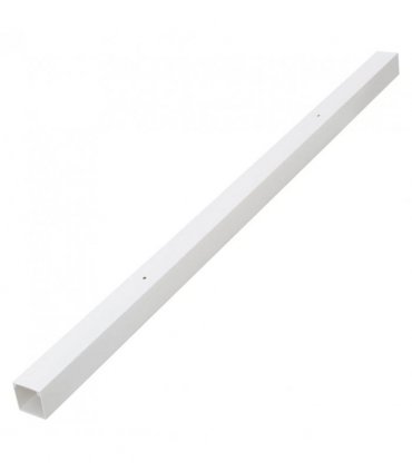 vidaXL Cable Trunking 33x33 mm 30 m PVC — Size: 33 x 33 mm x 30 m, Model: screwable