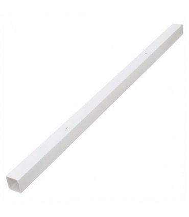 vidaXL Cable Trunking 60x40 mm 10 m PVC — Size: 60 x 40 mm 10 m, Model: screwable