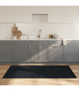 vidaXL Rug Rectangular Grey 100x200 cm Bamboo — Size: 100 x 200 cm
