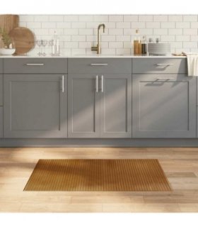vidaXL Rug Rectangular Brown 60x100 cm Bamboo — Size: 60 x 100 cm