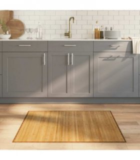 vidaXL Rug Rectangular Natural80x100 cm Bamboo — Size: 80 x 100 cm