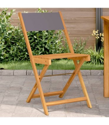 vidaXL Bistro Chair | Set of 2 | Anthracite