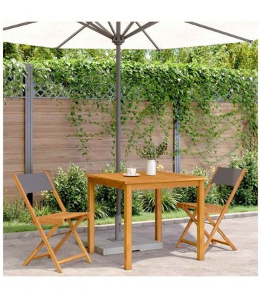 vidaXL Bistro Chair | Set of 2 | Anthracite