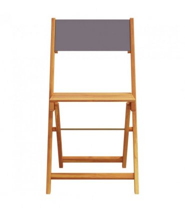 vidaXL Bistro Chair | Set of 2 | Anthracite