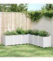 vidaXL Garden Planter White 160x160x53 cm PP — Size: 160 x 160 x 53 cm