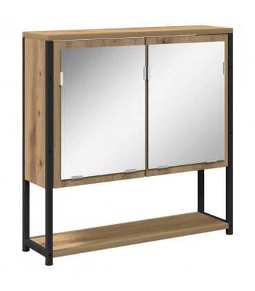 vidaXL Bathroom Furniture Set 4 pcs Artisan oak Engineered wood