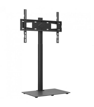 vidaXL Corner TV Stand 1-Tier for 32-65 Inch Black