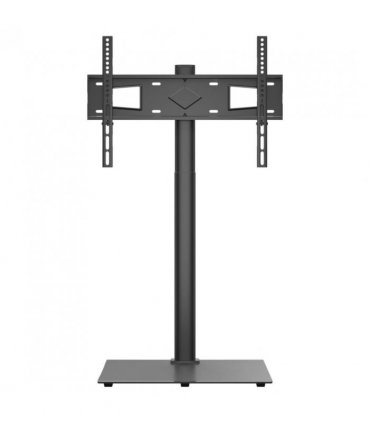 vidaXL Corner TV Stand 1-Tier for 32-65 Inch Black