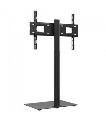 vidaXL Corner TV Stand 1-Tier for 32-65 Inch Black
