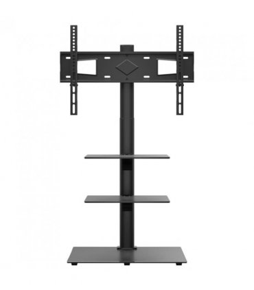 vidaXL Corner TV Stand 3-Tiers for 32-65 Inch Black