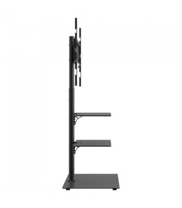 vidaXL Corner TV Stand 3-Tiers for 32-65 Inch Black