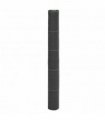 vidaXL Weed Membrane Black 1x25 m PP — Size: 1 x 25 m (150 g/m²)