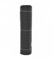 vidaXL Weed Membrane Black 0.5x50 m PP — Size: 0.5 x 50 m (100 g/m²)
