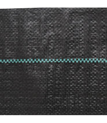 vidaXL Weed Membrane Black 1x10 m PP — Size: 1 x 10 m (100 g/m²)