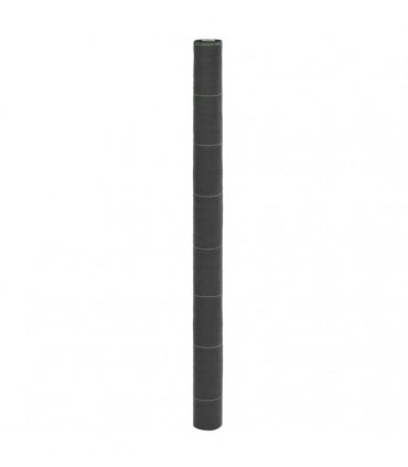 vidaXL Weed Membrane Black 1.5x100 m PP — Size: 1.5 x 100 m (150 g/m²)