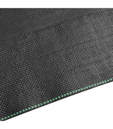 vidaXL Weed Membrane Black 0.5x100 m PP — Size: 0.5 x 100 m (150 g/m²)