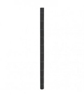 vidaXL Weed Membrane Black 2x100 m PP — Size: 2 x 100 m (100 g/m²)