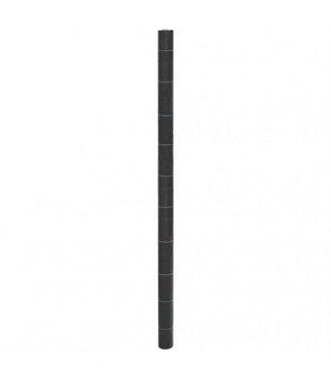 vidaXL Weed Membrane Black 2x100 m PP — Size: 2 x 100 m (100 g/m²)