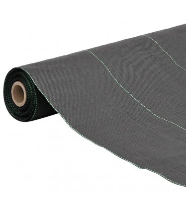 vidaXL Weed Membrane Black 2x10 m PP — Size: 2 x 10 m (150 g/m²)